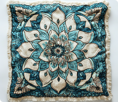 Happily Ever After Boho - Aqua Hues Blanket