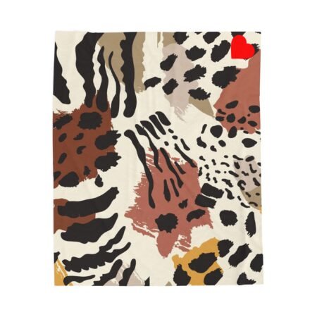 Copy of Cozy Velveteen Plush Blanket with Heart Design, Soft Throw, Home Decor, Gift for Her, Valentine's Day, Cozy Nights